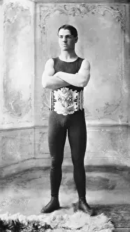 Champion Prints: Boxer Terry McGovern Wearing Championship Belt