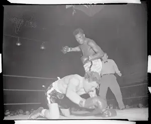 Boxers in Action in the Ring