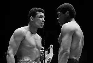 Intimidation Prints: Boxers Ali and Terrell Facing One Another