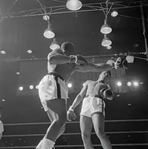 Agility Prints: Boxers Cassius Clay and Sonny Liston Fighting