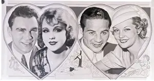 Wedding Prints: Two Boxers and Their Fiancees