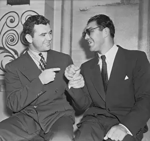 Boxers James J. Braddock and Max Schmeling
