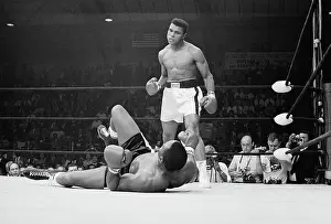 Intimidation Prints: Boxers Muhammad Ali and Sonny Liston Fighting
