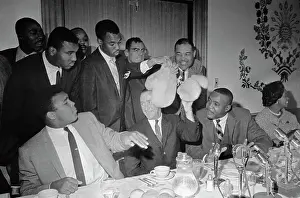 Mink Prints: Boxers and Promoters at Sports Conference