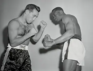 Intimidation Prints: Boxers with Raised Fists