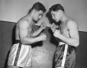 Boxers Rocky Marciano and Ronald LaStarza Together