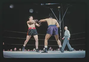 Boxing Action with Joe Louis and Billy Conn