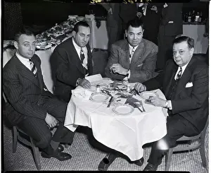 Lunch Prints: Boxing Promoters With Jack Dempsey