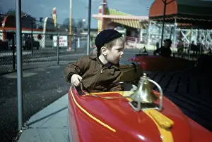 Dmitriupload1 Prints: Boy At Amusement Park