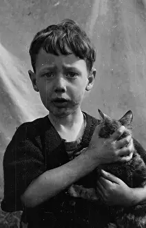Boy With Cat