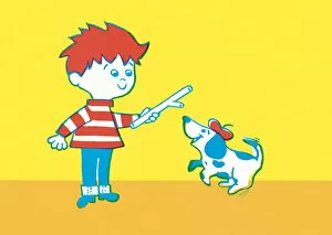 Images Dated 1st April 2004: Boy and dog