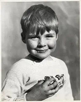 Indulgence Prints: Boy Eating Doughnut