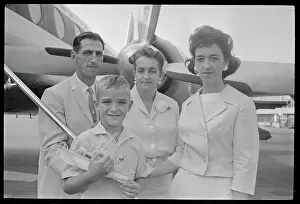 Boy with His Family