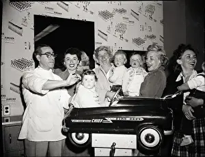 Receiving Prints: Boy Getting Haircut;Parents And Kids Wat