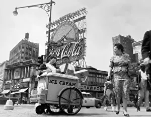 2 3 Years Prints: Boy Getting Ice Cream from Ice Cream Cart