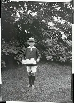 Newport Prints: Boy Holding Cigars for Sale