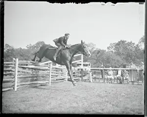 Locust Valley Prints: Boy During Horse Riding Show