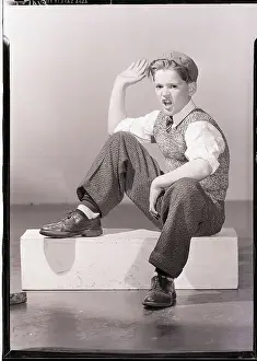 Boy Making Angry Gesture