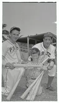 Boy with Pittsburgh Teammates