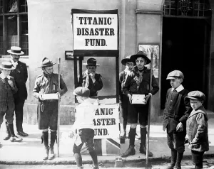 Disaster Prints: Boy Scouts Collecting for Titanic Disaster