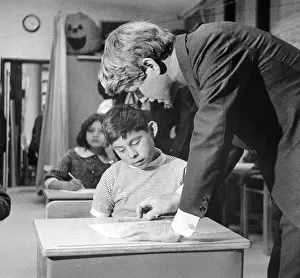 Boy with Senator Robert Kennedy