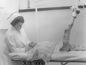 Victim Prints: Boy After Skin Grafting Operation