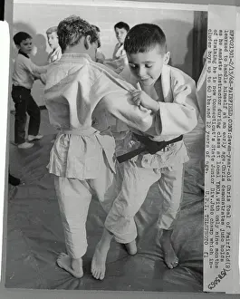 Fairfield Prints: Boy Teaching Judo