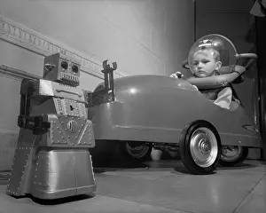 Robot Prints: Boy at Toy Fair