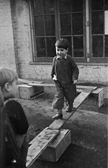 Europ Prints: Boy Walking Plank