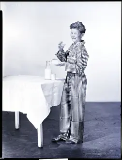 Milk Prints: Boy Wearing Pajamas