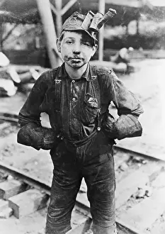 Oppression Prints: Boy Working at a Mine