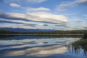 Images Dated 1st August 2017: Boya Lake and Cassiar Mountains, Boya Lake Provincial Park, British Columbia, Canada