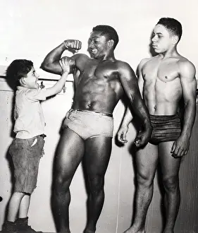Sports Team Prints: Boys Athletic League Body Builder Winner
