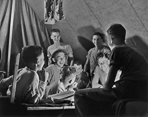 Laughing Prints: Boys At Camp