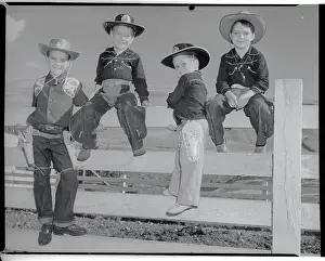 Boys Dressed as Cowboys