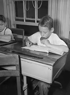 Cookie Prints: Boys Eating Cookies in School