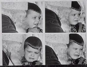Ottawa Prints: Boy's Facial Changes While on Santa's Knee