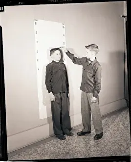 Measuring Prints: Boys Measuring Height