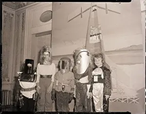 Modeling Prints: Boys Model Their Prizewinning Spacesuits