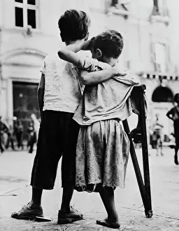 Huty32306 Prints: Two Boys In Naples