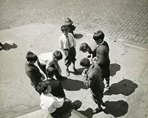 Pitching Prints: Boys Pitching Pennies
