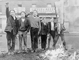 Boys Playing with Fire
