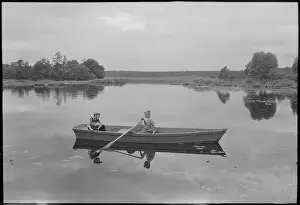 Boater Prints: Boys in Rowboat