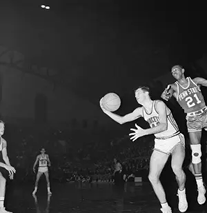 Bill Bradley in Basketball Action