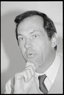 Bill Bradley with Hand on his Chin