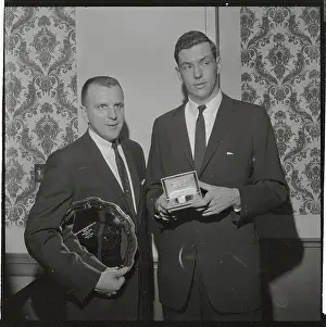 Bill Bradley Presenting Award to Bob MacKinnon