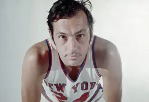 Bill Bradley Wearing Basketball Uniform