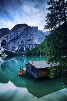 Images Dated 15th August 2016: Braies lake