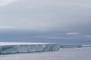 Brasvellbreen, the longest glacier front in the northern hemisphere, Austfonna, Nordaustlandet, Svalbard Archipelago