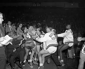Brawl During Basketball Game